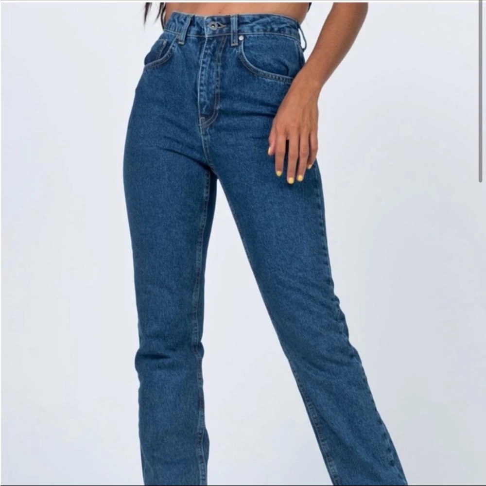 The Ragged Priest High Rise Blue Jeans - Picture 3 of 11
